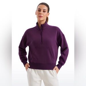 SoftAura Half Zip Pullover Sweatshirt